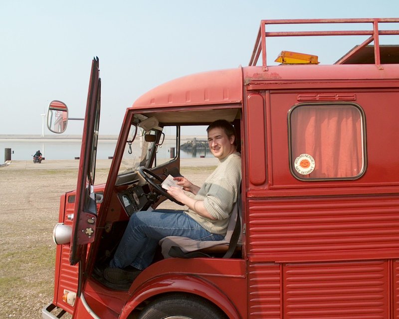 Tussenstop Neeltje Jans, eerste rit 1 april 2005
